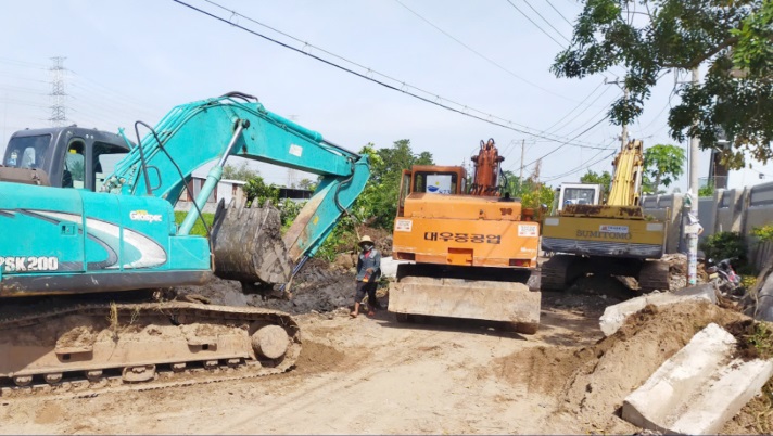 Công trình hạ tầng nạo vét kênh Trảng Bom, Đồng Nai